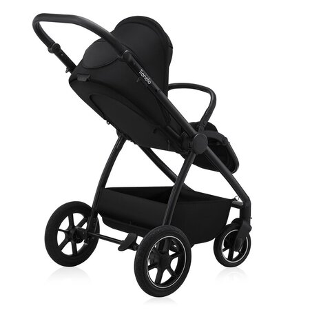 Carucior reversibil 3 in 1cu multiple accesorii, pana la 22 kg, Negru, Lionelo 739510