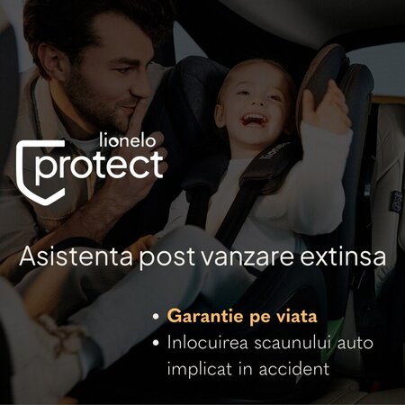 Carucior reversibil 3 in 1cu multiple accesorii, pana la 22 kg, Negru, Lionelo 739524