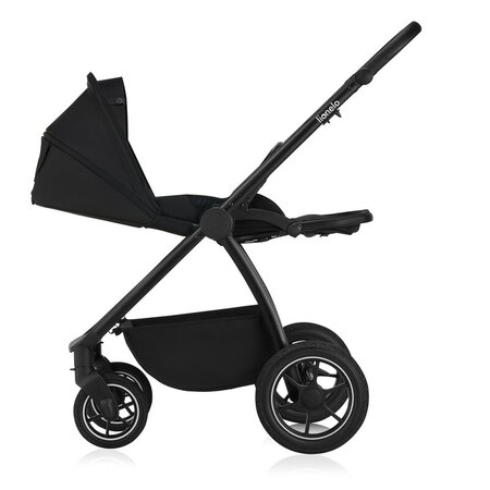 Carucior reversibil 3 in 1cu multiple accesorii, pana la 22 kg, Negru, Lionelo 739516