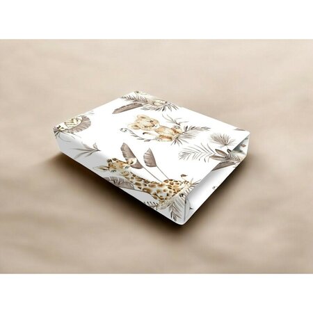 Cearceaf cu elastic pentru patut, 120X60 cm, Savanna, MimiNu 739622
