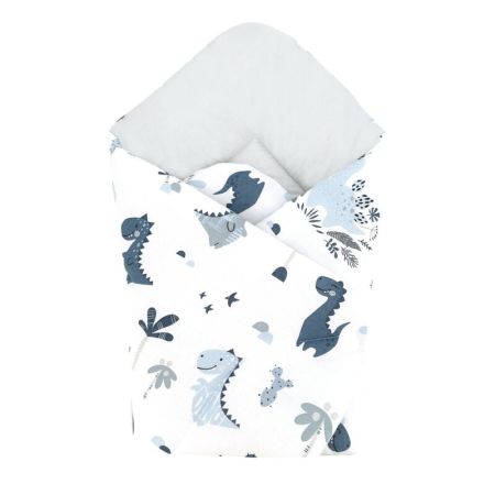 Paturica de infasat, 75x75 cm, Dino Granat, MimiNu