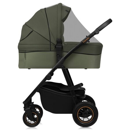 Carucior reversibil 2 in 1 cu multiple accesorii Amber Plus, pana la 22 kg, Verde, Lionelo 739723