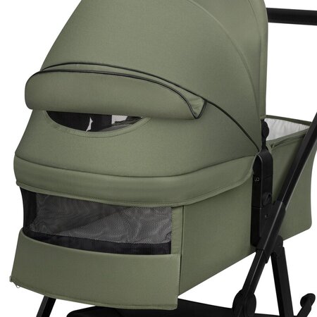 Carucior reversibil 2 in 1 cu multiple accesorii Amber Plus, pana la 22 kg, Verde, Lionelo 739730
