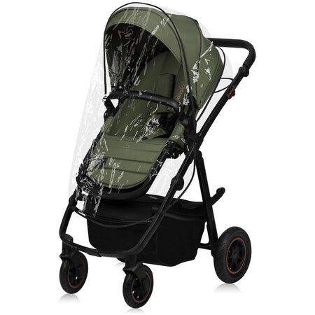 Carucior reversibil 2 in 1 cu multiple accesorii Amber Plus, pana la 22 kg, Verde, Lionelo 739709