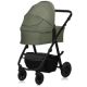 Carucior reversibil 2 in 1 cu multiple accesorii Amber Plus, pana la 22 kg, Verde, Lionelo 739720