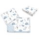 Lenjerie patut cu 3 piese, 120x60 cm, Blue Plane, MimiNu 739738