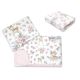 Lenjerie patut cu 3 piese, 120x60 cm, Sweet Deer Pink, MimiNu 739784