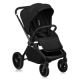 Carucior reversibil 3 in 1 cu landou si scoica Mika Plus, pana la 22 kg, Negru, Lionelo 739748