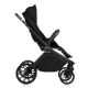 Carucior reversibil 3 in 1 cu landou si scoica Mika Plus, pana la 22 kg, Negru, Lionelo 739768