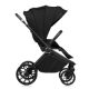 Carucior reversibil 3 in 1 cu landou si scoica Mika Plus, pana la 22 kg, Negru, Lionelo 739759