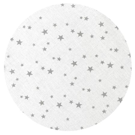 Lenjerie patut cu 3 piese, 120x60 cm, Mini Gray Stars, MimiNu 739791