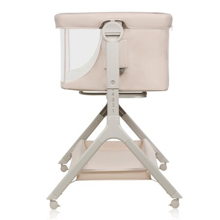 Patut co-sleeper 3 in 1 cu sistem de leganare Leonie Plus, Bej, Lionelo 739811