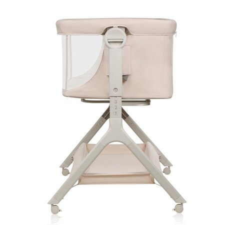 Patut co-sleeper 3 in 1 cu sistem de leganare Leonie Plus, Bej, Lionelo 739810