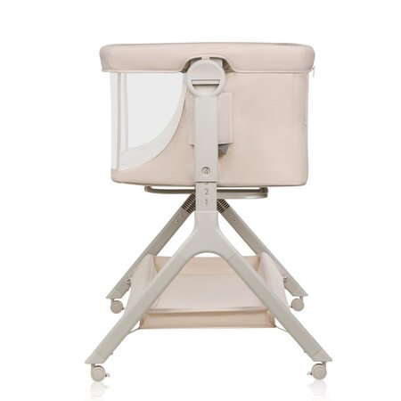 Patut co-sleeper 3 in 1 cu sistem de leganare Leonie Plus, Bej, Lionelo 739809