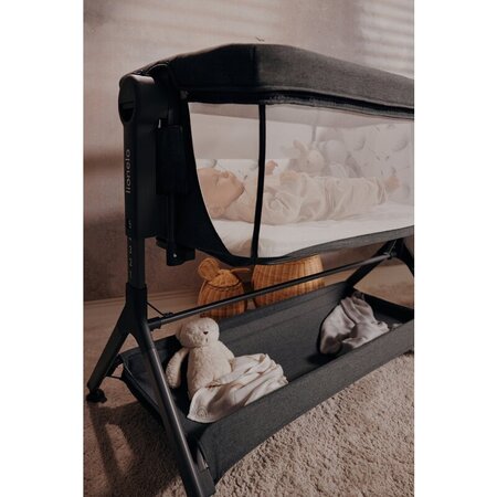 Patut co-sleeper 3 in 1 cu sistem de leganare Leonie Plus, Bej, Lionelo 739799