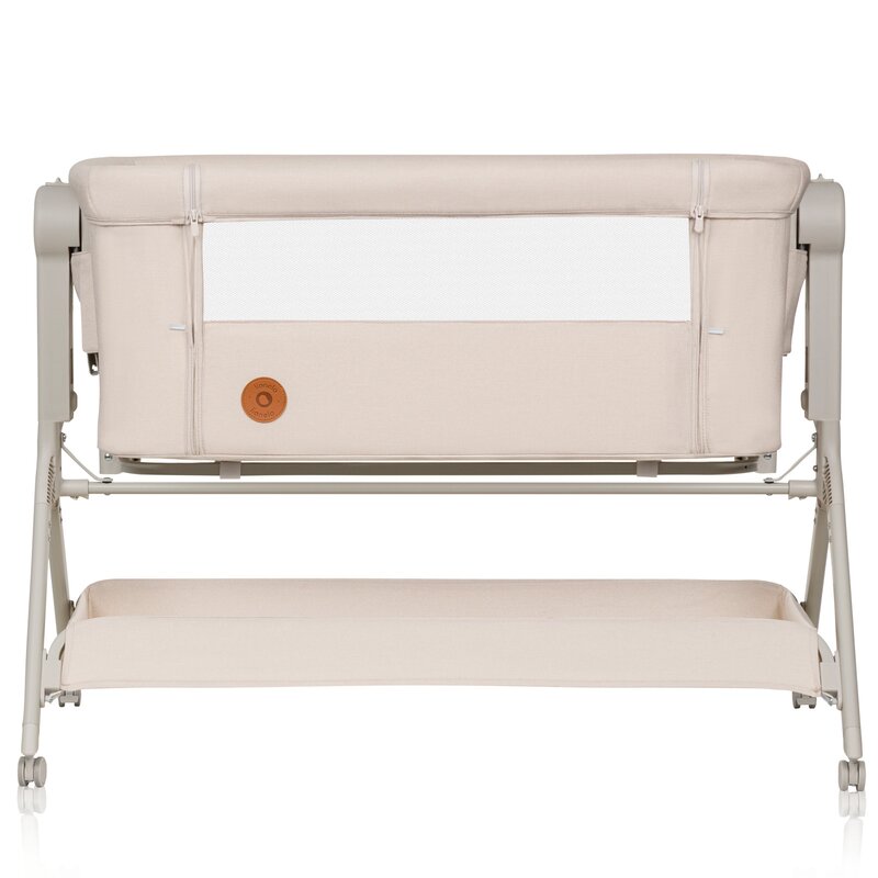 Patut co-sleeper 3 in 1 cu sistem de leganare Leonie Plus, Bej, Lionelo