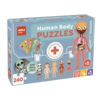 Puzzle, Corpul Uman 5 in 1, 5 ani+, 240 piese, Apli Kids