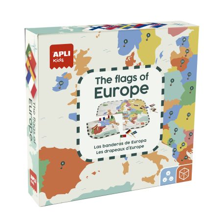 Puzzle, Steagurile Europei, 5 ani+, Apli Kids
