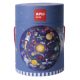 Puzzle Circular Sistemul Solar, Ø50 cm, 5 ani+, 48 piese, Apli Kids 740544