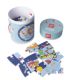 Puzzle Circular Harta Lumii, Ø50 cm, 5 ani+, 48 piese, Apli Kids 740551