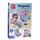 Joc Magnetic Invatam Ceasul, 28x18 cm, 5 ani+, 96 piese, Apli Kids 740577