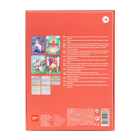 Set creativ Mozaic cu diamante, 4 ani+, Apli Kids 740593