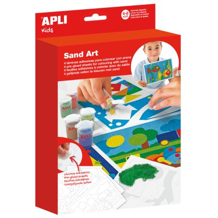 Set creativ cu nisip, 4 ani+, Apli Kids
