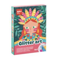Set creativ cu sclipici, 5 ani+, Apli Kids