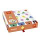 Joc creativ cu stickere, Forme Geometrice Emotii, 3 ani+, Apli Kids 740607