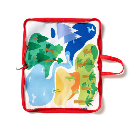 Joc magnetic Smart Max, My First Animals Around the World, 12 luni+, 16 piese, Smart Games 740624