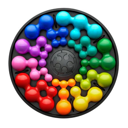 Joc de logica cu 120 de provocari, IQ Deluxe Circle, 14 ani+, Smart Games 740651