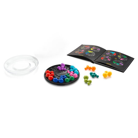 Joc de logica cu 120 de provocari, IQ Deluxe Circle, 14 ani+, Smart Games 740649