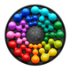 Joc de logica cu 120 de provocari, IQ Deluxe Circle, 14 ani+, Smart Games 740651