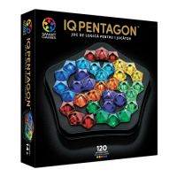 Joc de logica cu 120 de provocari, IQ Deluxe Pentagon, 14 ani+, Smart Games