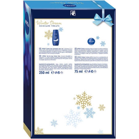 Pachet Winter Dream crema + gel de dus, 75 ml + 250 ml, Nivea 740667