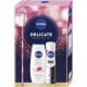 Pachet gel de dus + deodorant spray Delicate Rose, 250 ml + 150 ml, Nivea 740670