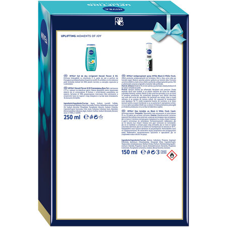 Pachet gel dus + deodorant spray Uplifting, 250 + 150 ml, Nivea 740692