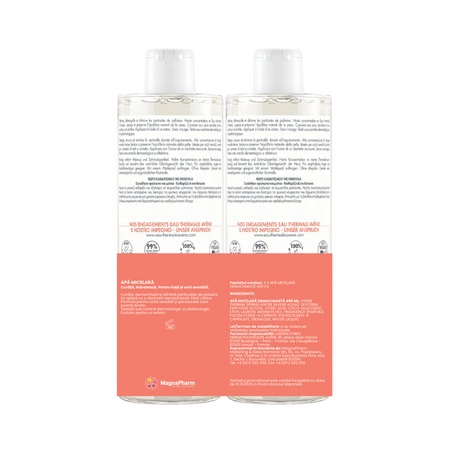 Pachet Apa micelara demachianta, 2x400 ml, Avene 740735