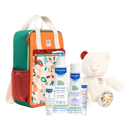 Pachet Craciun cu Rucsac si Ursulet, Mustela