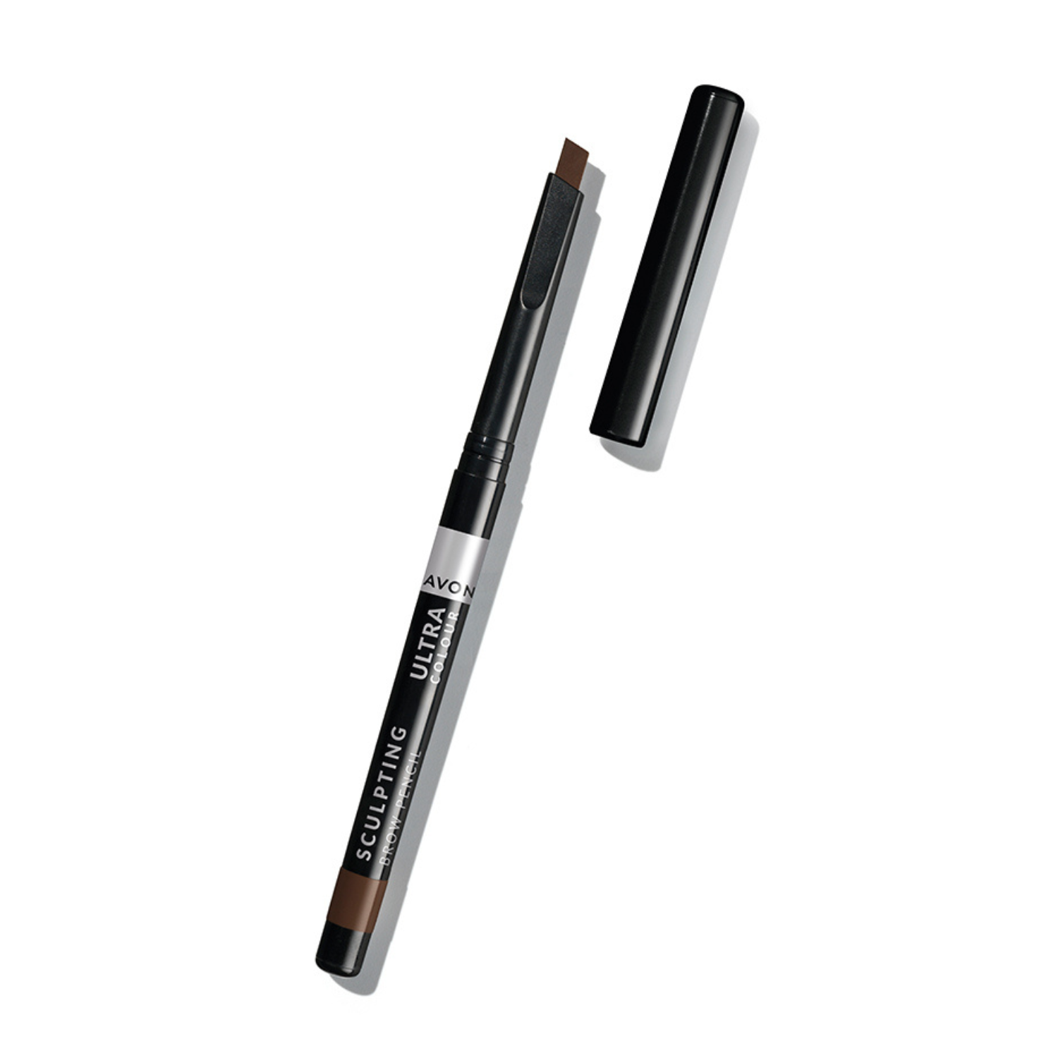 Creion pentru sprancene Brow Sculpting Pencil, Brunette, 1 bucata, Avon