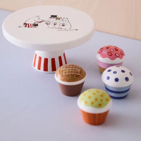 Jucarie din lemn, Suport pentru briose Moomin, 2 ani+, Kids Concept 741014