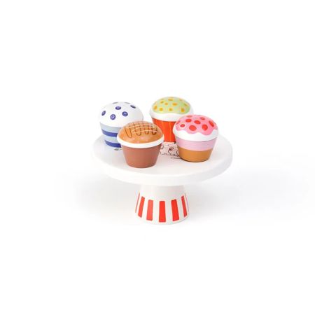 Jucarie din lemn, Suport pentru briose Moomin, 2 ani+, Kids Concept