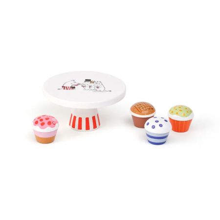 Jucarie din lemn, Suport pentru briose Moomin, 2 ani+, Kids Concept 741015