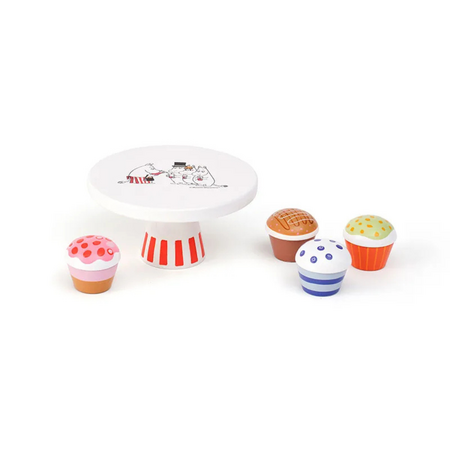 Jucarie din lemn, Suport pentru briose Moomin, 2 ani+, Kids Concept 741015