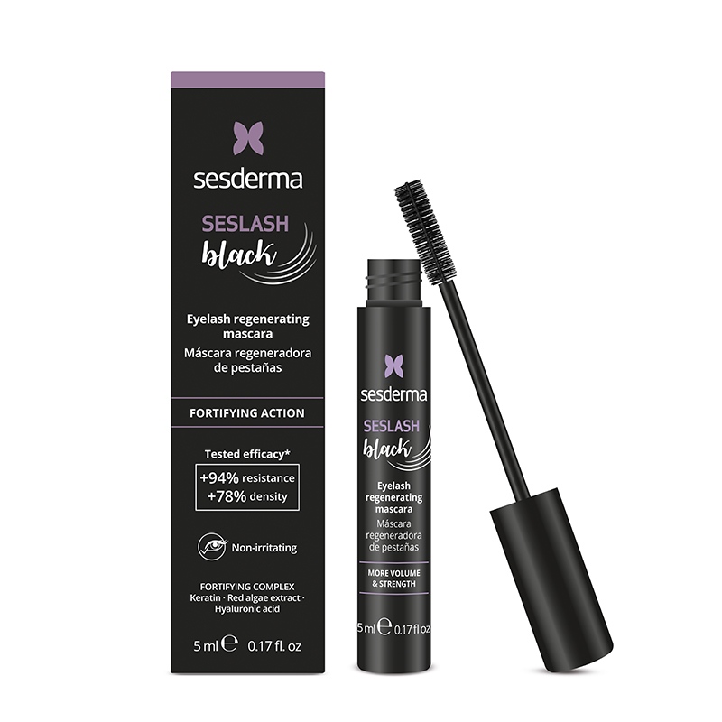 Mascara pentru regenerarea genelor SesLash, Black, 5 ml, Sesderma