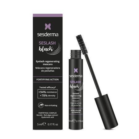 Mascara pentru regenerarea genelor SesLash, Black, 5 ml, Sesderma