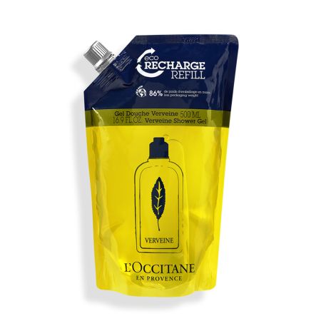 Refill Gel de dus cu extract de verbina Verbena, 500 ml, L'Occitane