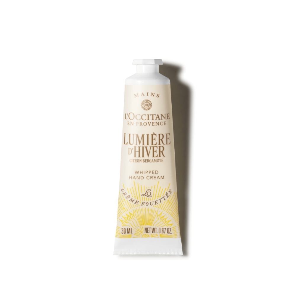 Crema de maini lejera Lumiere d'Hiver Shea, 30 ml, L'Occitane