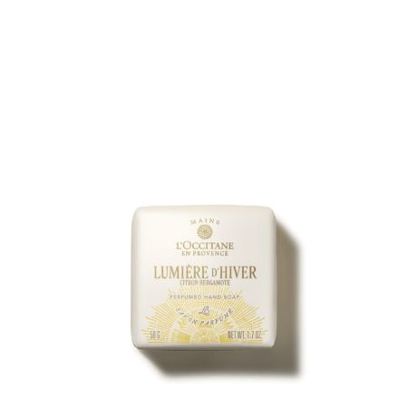 Sapun solid parfumat Lumiere d'Hiver Shea, 50 g, L'occitane