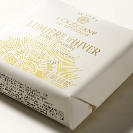 Sapun solid parfumat Lumiere d'Hiver Shea, 50 g, L'Occitane 741198